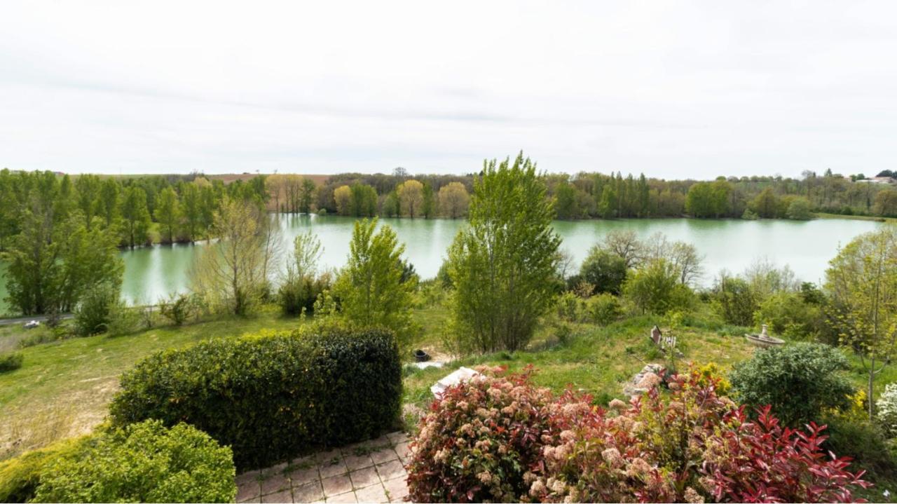 La Decouverte, Jacuzzi, Sauna, Et Terrasse Avec Vue Sur Lac A La Campagne Entre Toulouse Et Auch Villa Catonvielle Ngoại thất bức ảnh