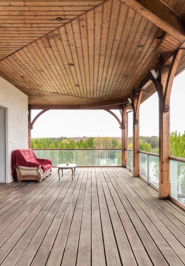 La Decouverte, Jacuzzi, Sauna, Et Terrasse Avec Vue Sur Lac A La Campagne Entre Toulouse Et Auch Villa Catonvielle Ngoại thất bức ảnh